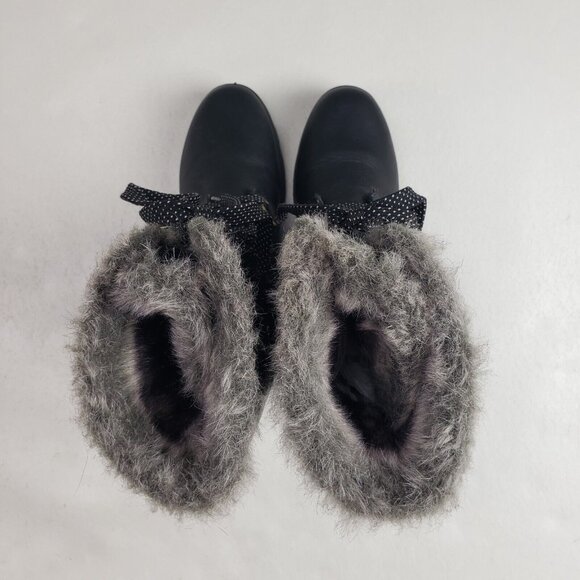 Sorel Emelie Buttery Soft Leather Boots- Fur Trim - Picture 10 of 16